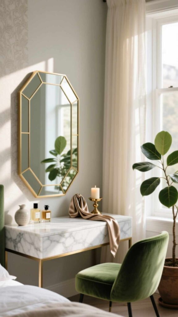 Vanity Near Window for Natural Light