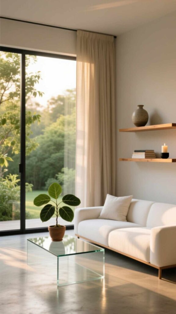 Modern Minimalist Sunroom