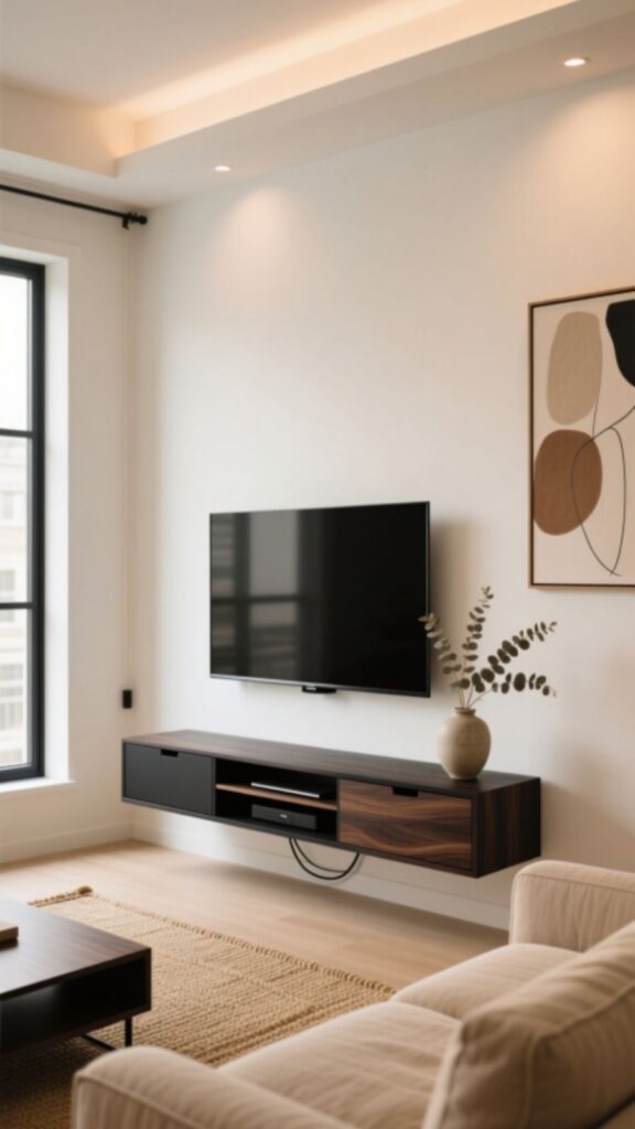 Compact TV Stand for Small Rooms