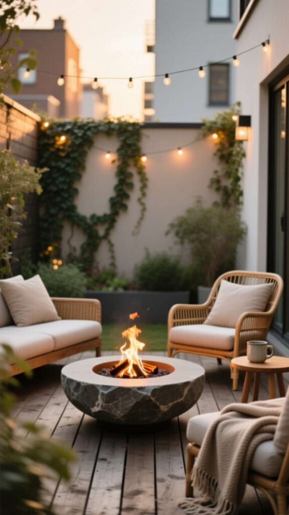 Build a Small Fire Pit Zone