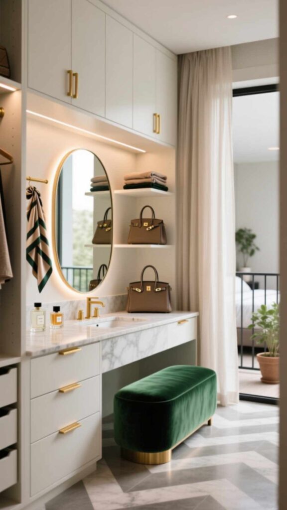 Walk-In Closet with Vanity