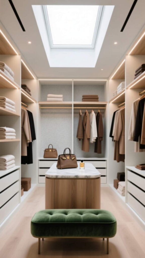 Corner Walk-In Closet