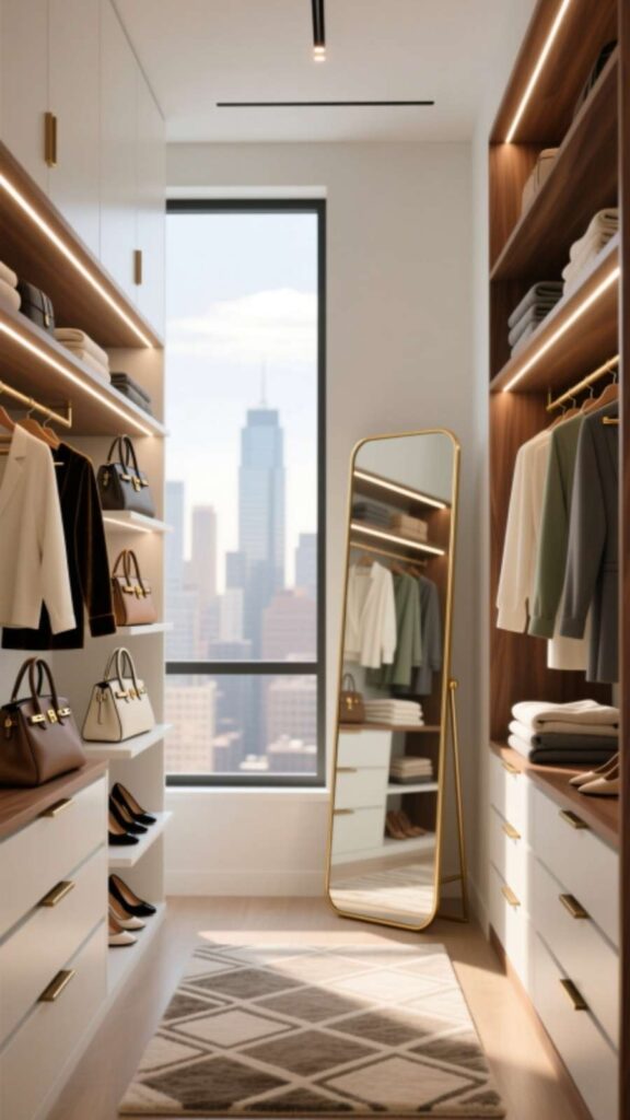 Open Concept Walk-In Closet