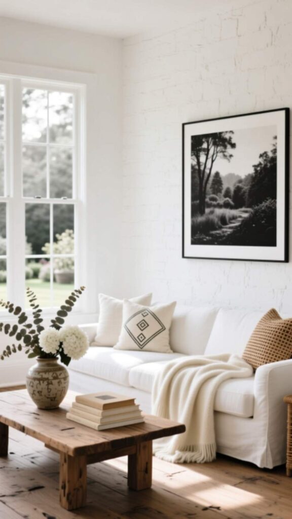 Rustic White Charm