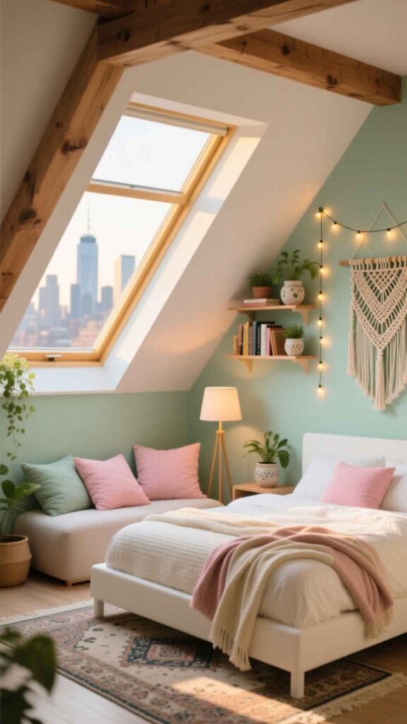 Teen Attic Bedroom Idea