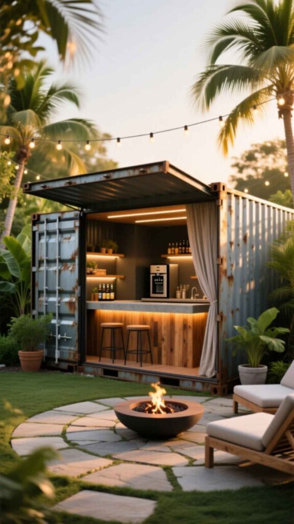 Shipping Container Bar