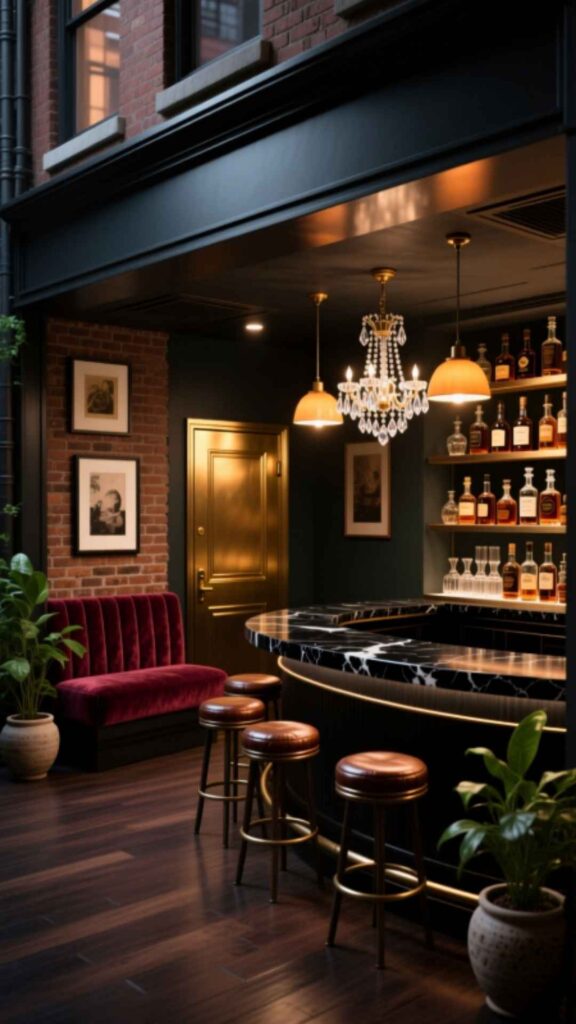 Hidden Basement Bar
