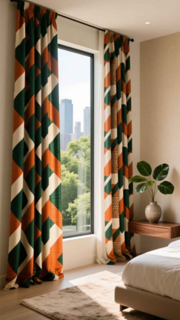 Bold Patterned Curtains