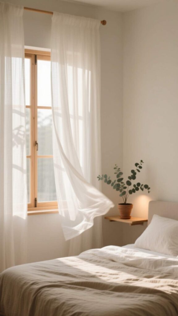 Soft White Sheer Curtains