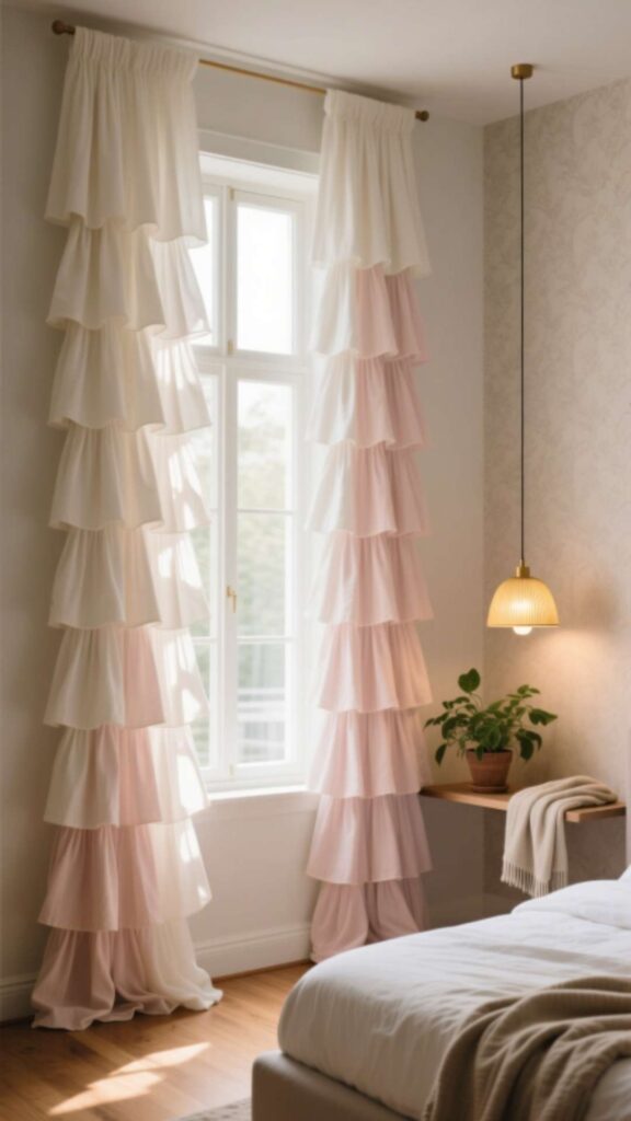 Ruffled or Layered Curtains