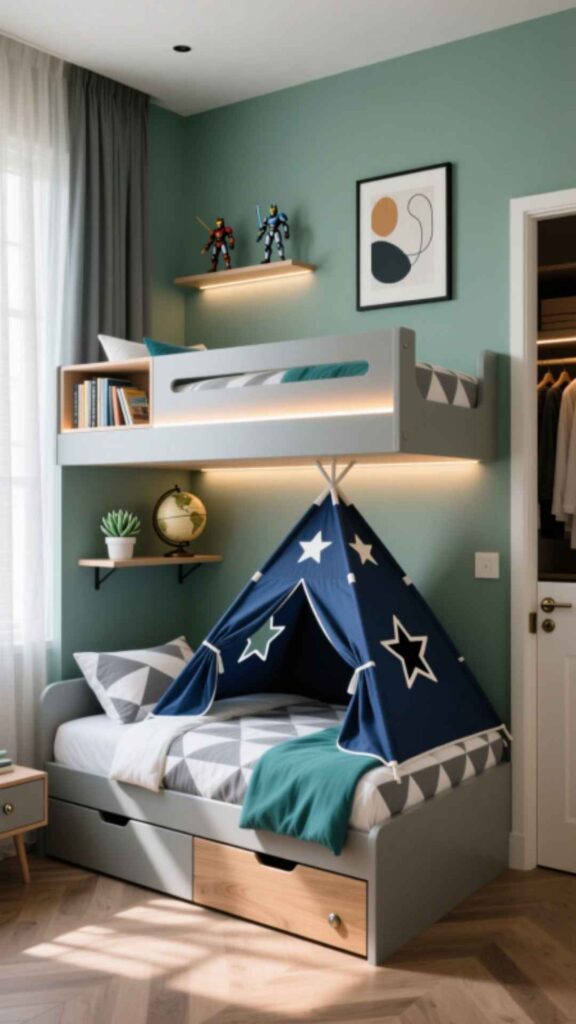 Bunk Bed Boys Bedroom