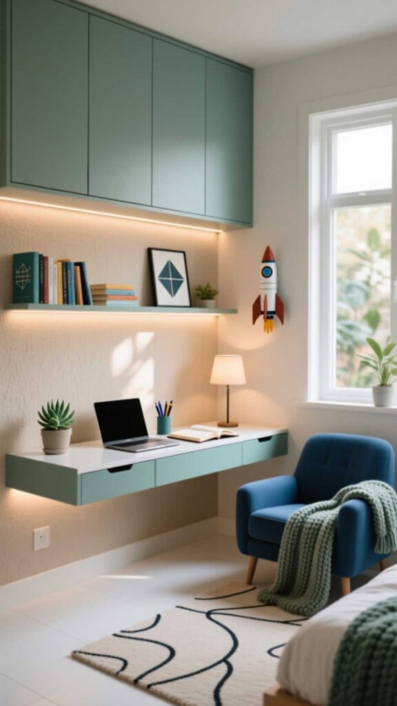 Study-Focused Boys Bedroom Ideas