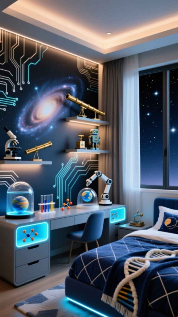 Science Lab Boys Bedroom