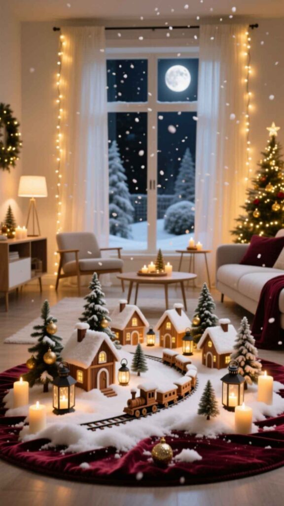 Add a Christmas Village Display