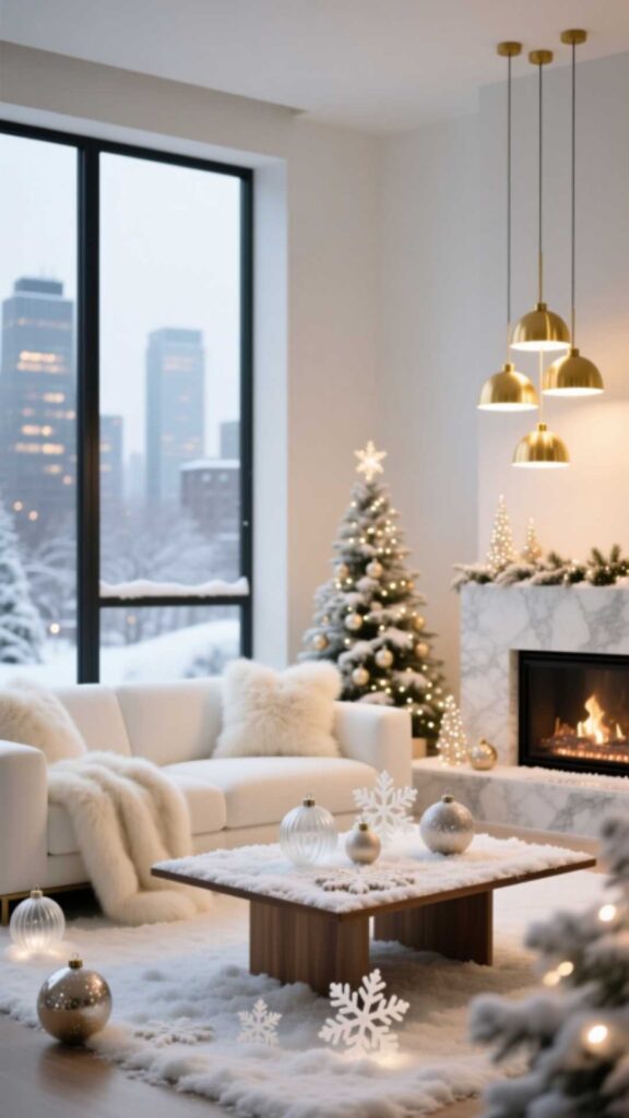 Add Faux Snow Accents