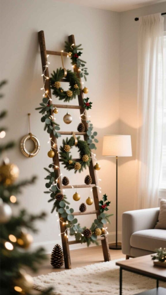 Create a Christmas Ladder Display