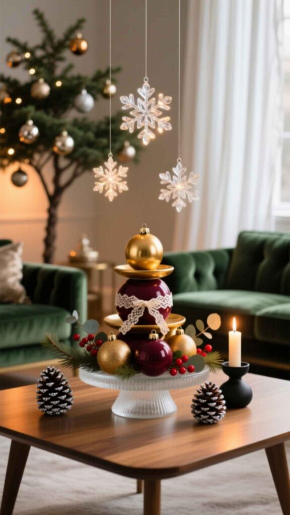 Add Holiday-Themed Centerpieces