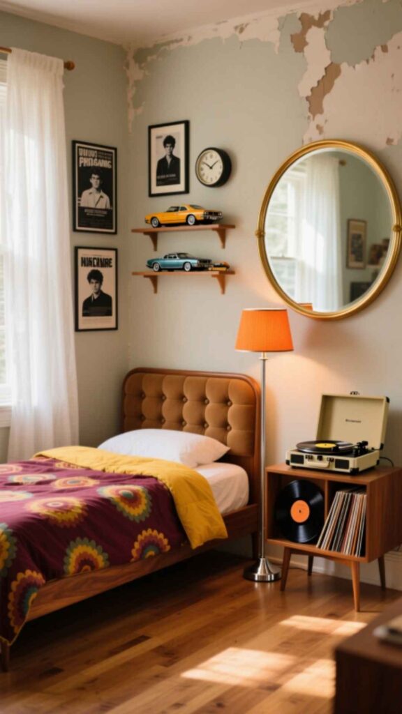 Retro or Vintage Bedroom