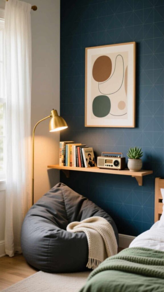Cozy Reading Nook Bedroom