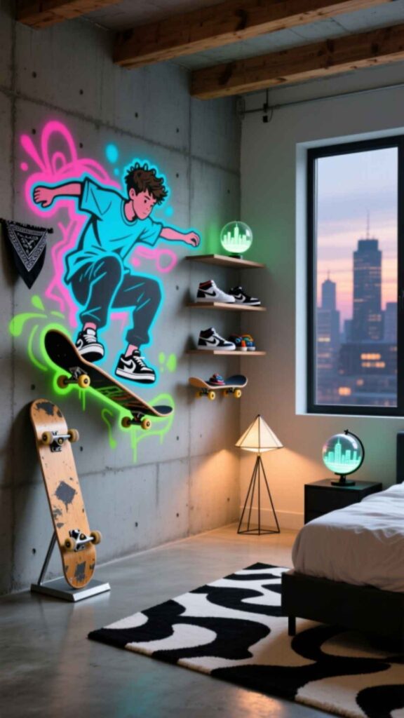 Skateboard or Urban Street Theme