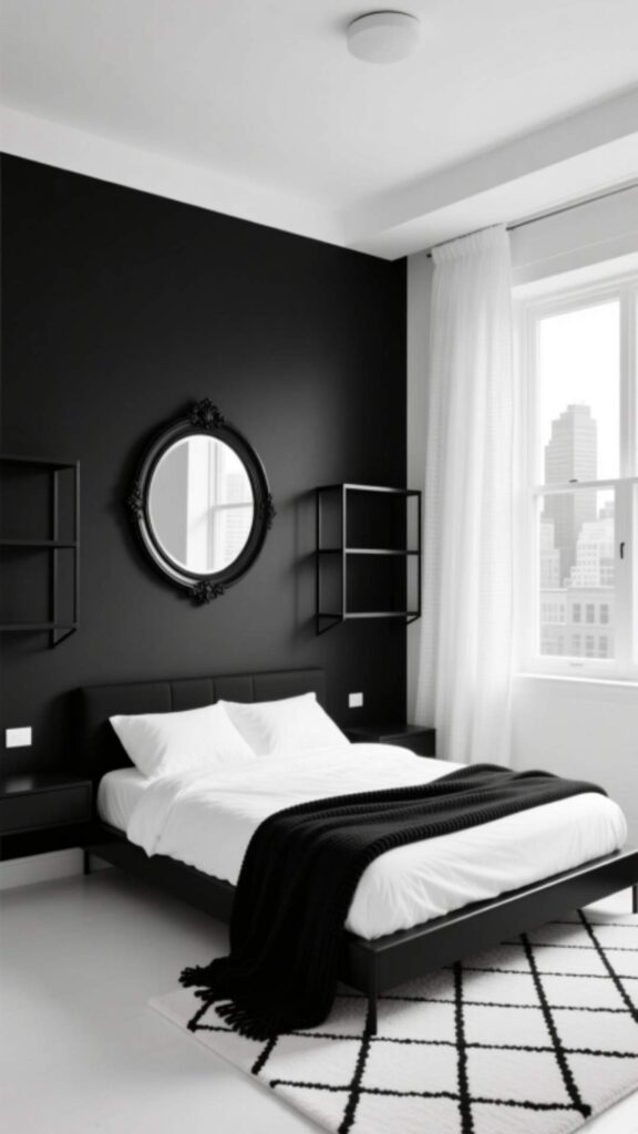 Classic Black and White Room