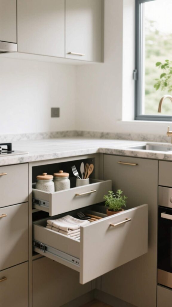 Hidden Storage Drawers
