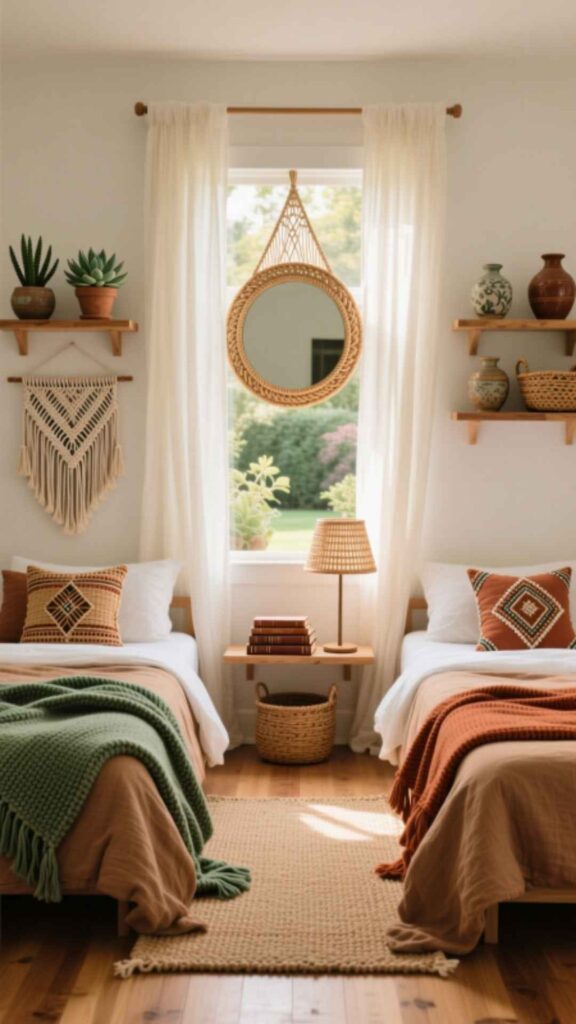 Boho Chic Twin Bedroom