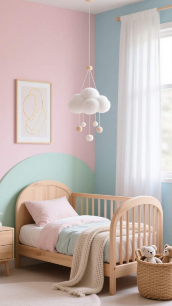 Soft Pastel Baby Room Theme