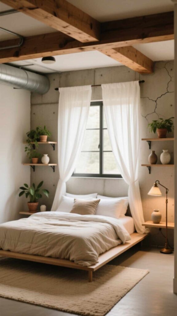 Use Curtains to Soften the Space