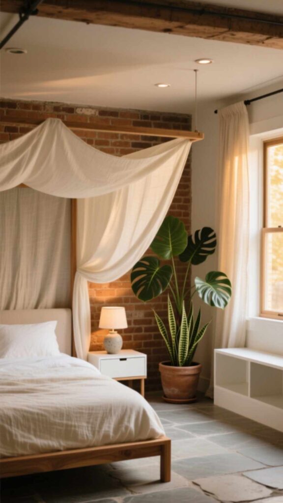 Add a Cozy Bed Canopy