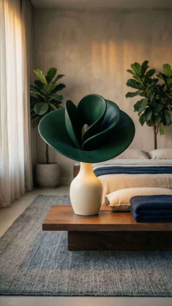 Statement Lamps as Bedroom Decor