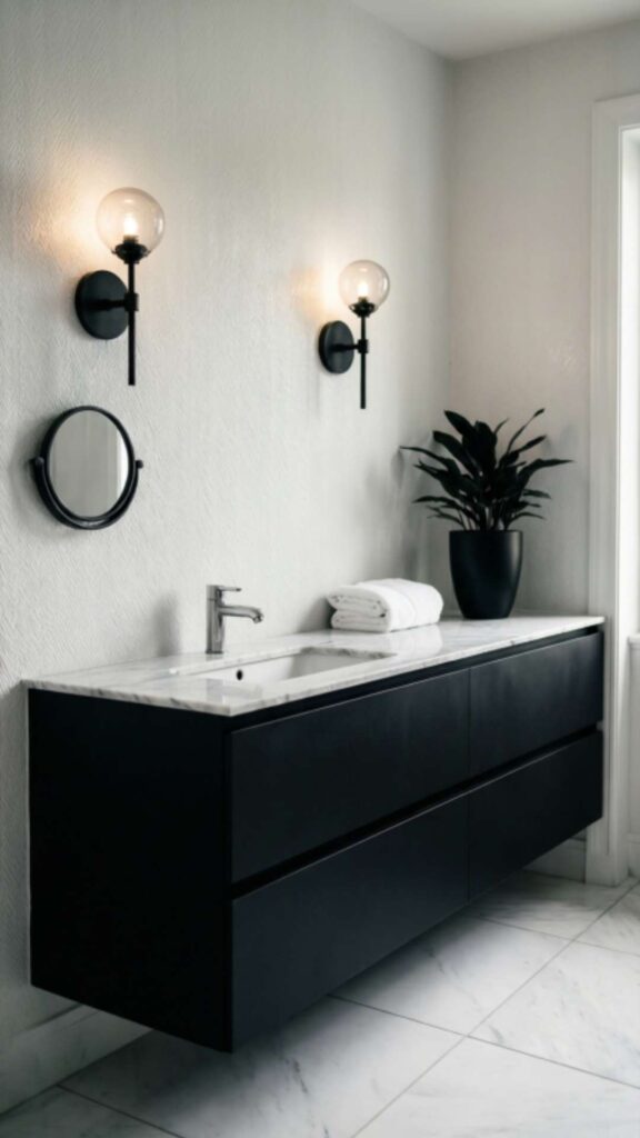 Black Vanity Lighting
