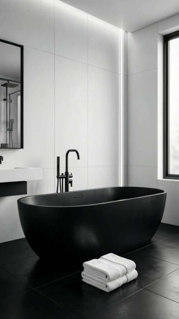 Black Bathtub Statement
