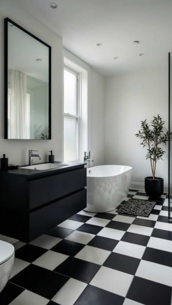 Classic Checkerboard Floor