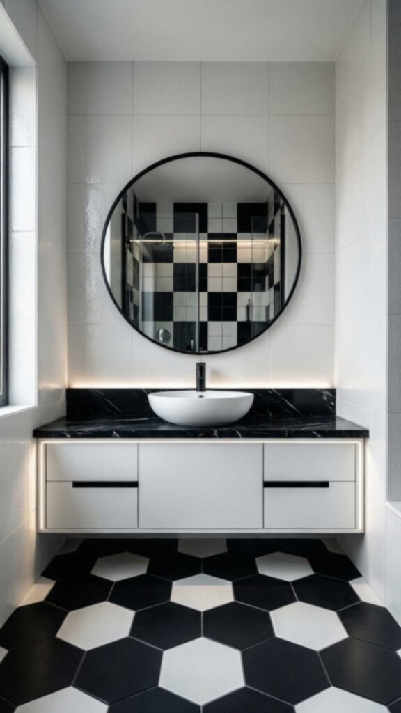 Black and White Mosaic