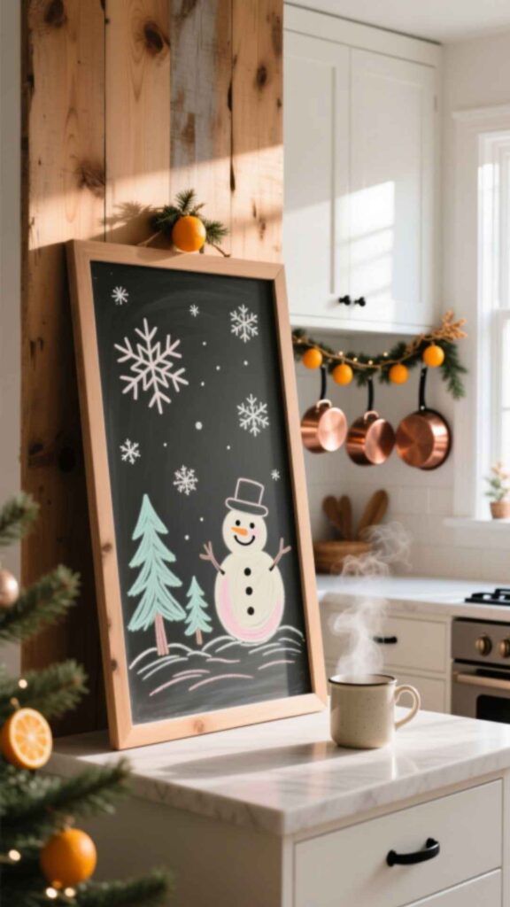 Add a Festive Chalkboard