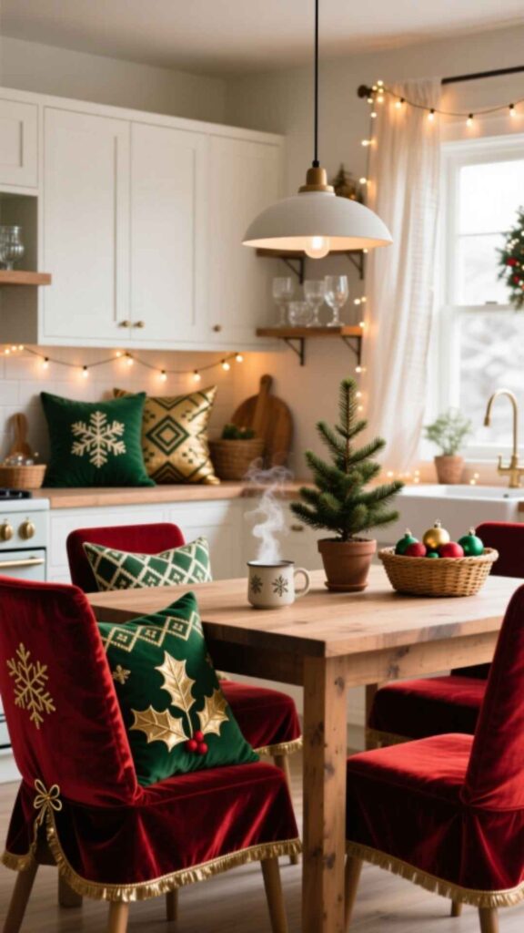 Use Festive Chair Covers and Cushions