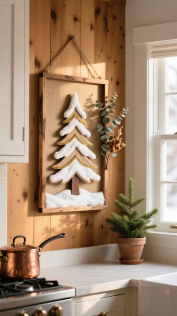 Hang Christmas-Themed Wall Art