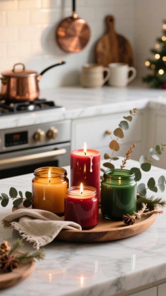 Incorporate Holiday Scented Candles