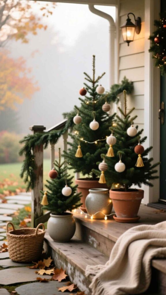 Potted Christmas Trees