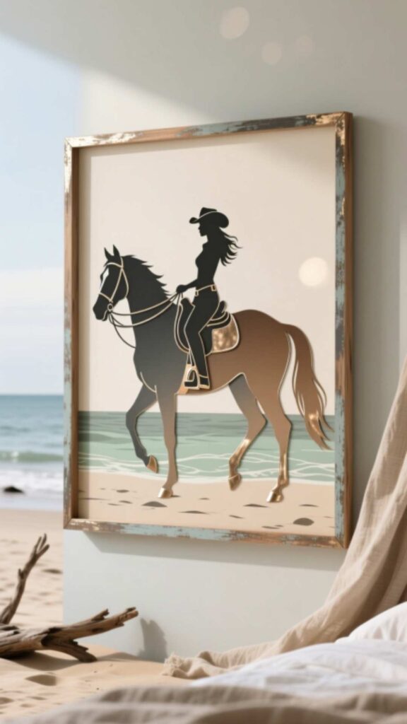 Cowgirl-Inspired Wall Art