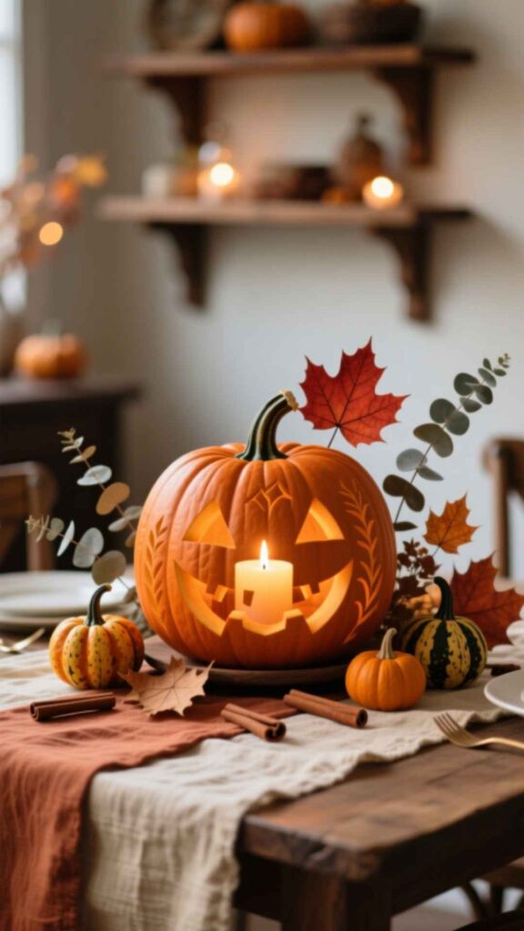 Pumpkin Table Centerpiece