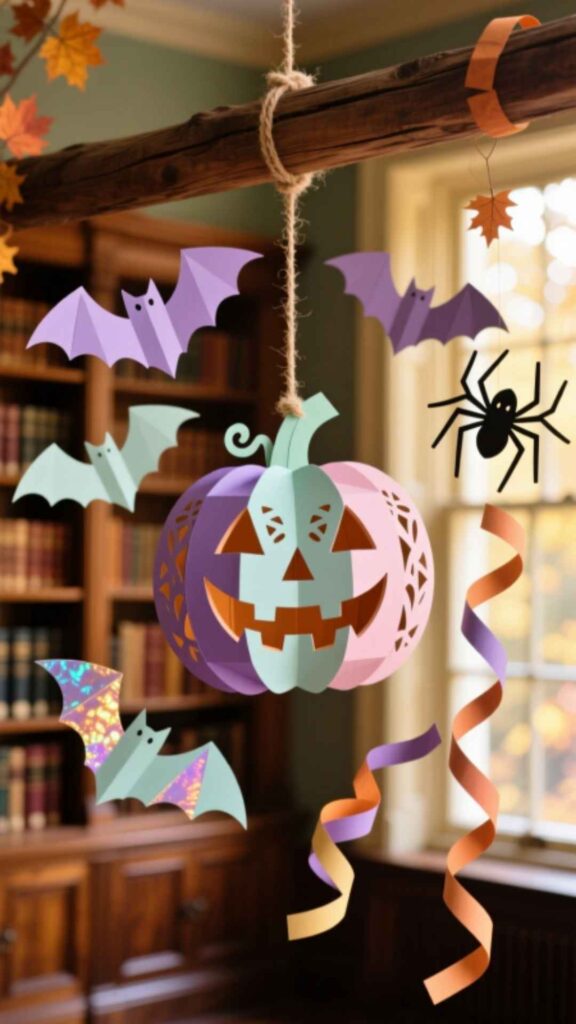 DIY Paper Halloween Decor