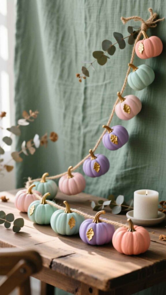 Mini Pumpkin Garland