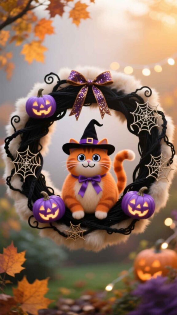 Cute Halloween Wreath