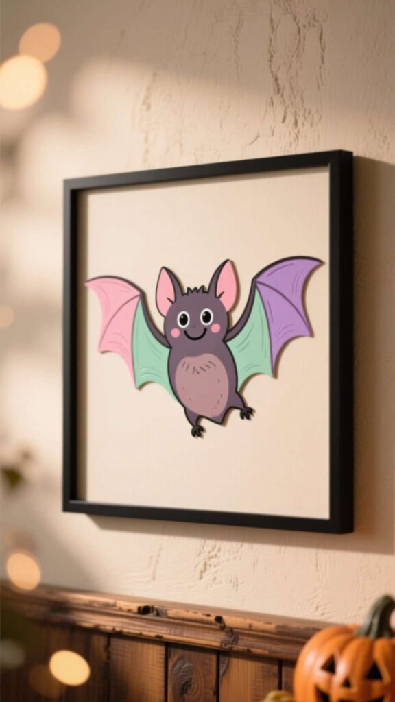 Friendly Bat Wall Art