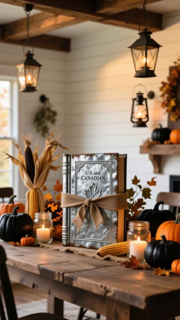 Galvanized Metal Halloween Touches