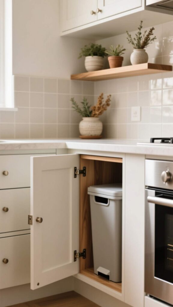 Hidden Trash Storage