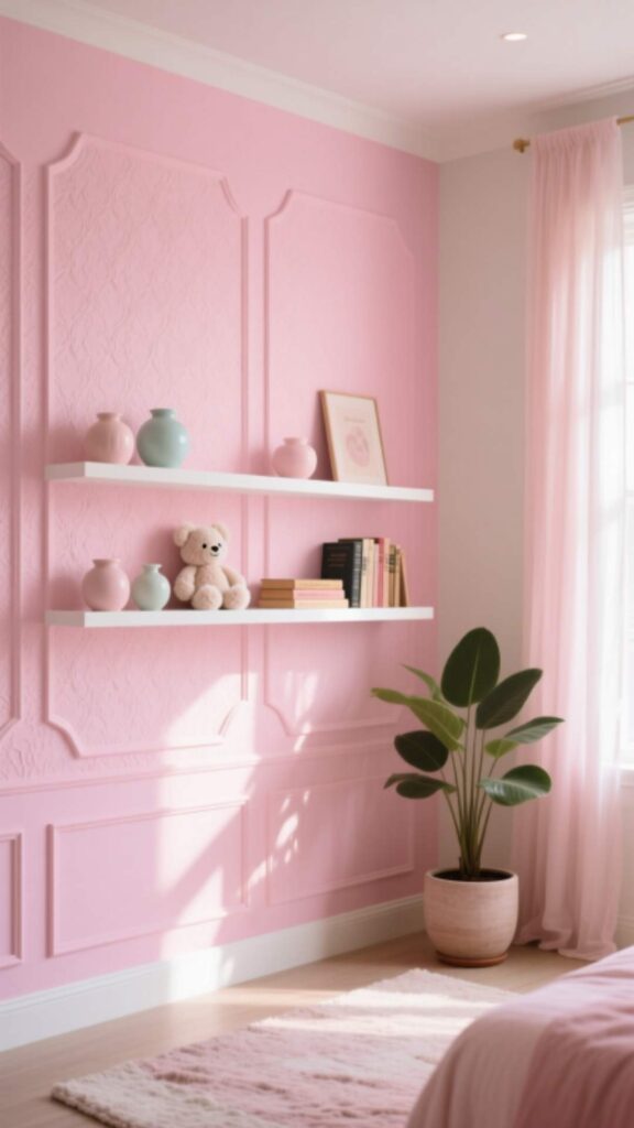 Pink Accent Wall