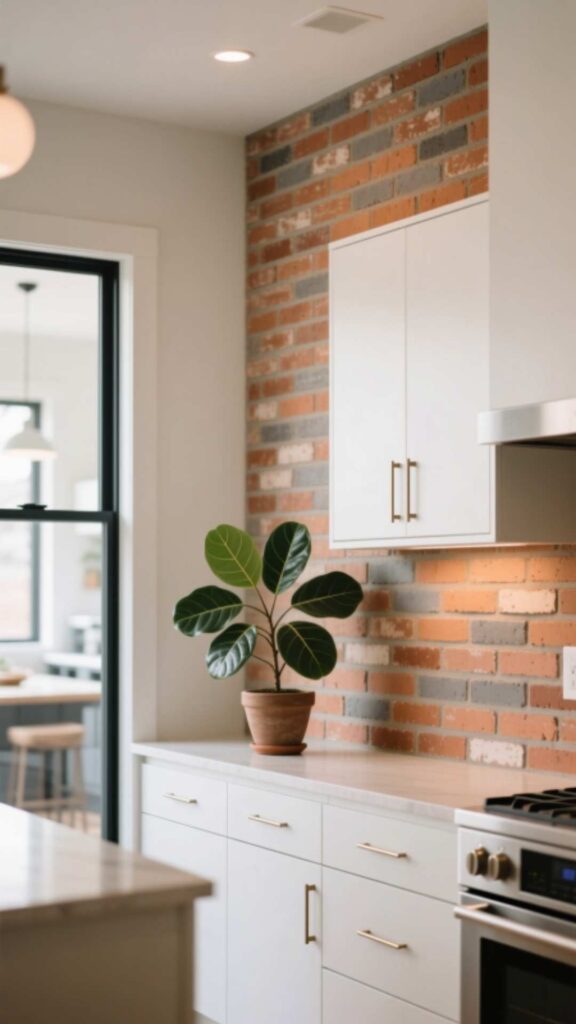 Brick Backsplash